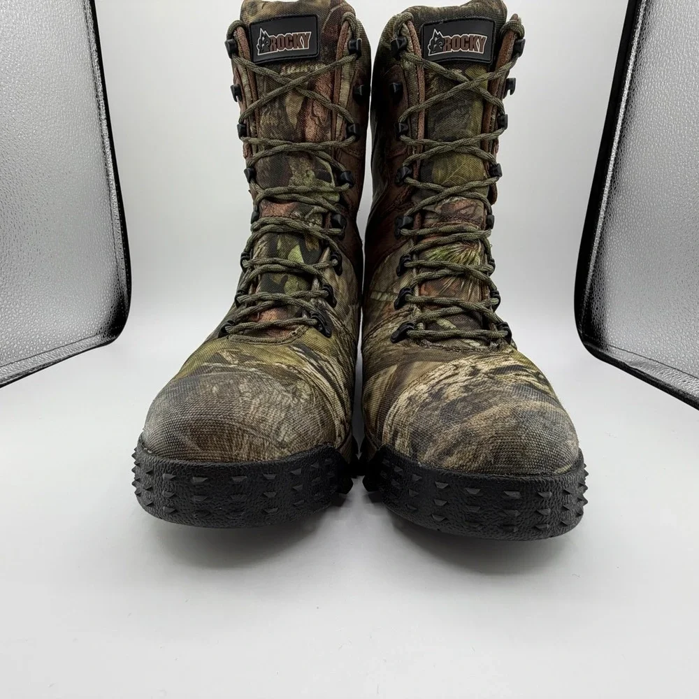 ROCKY Sport Pro 1000 Gram Hunting Boots Mens Size 10.5M RKS0309‎ Camo Waterproof